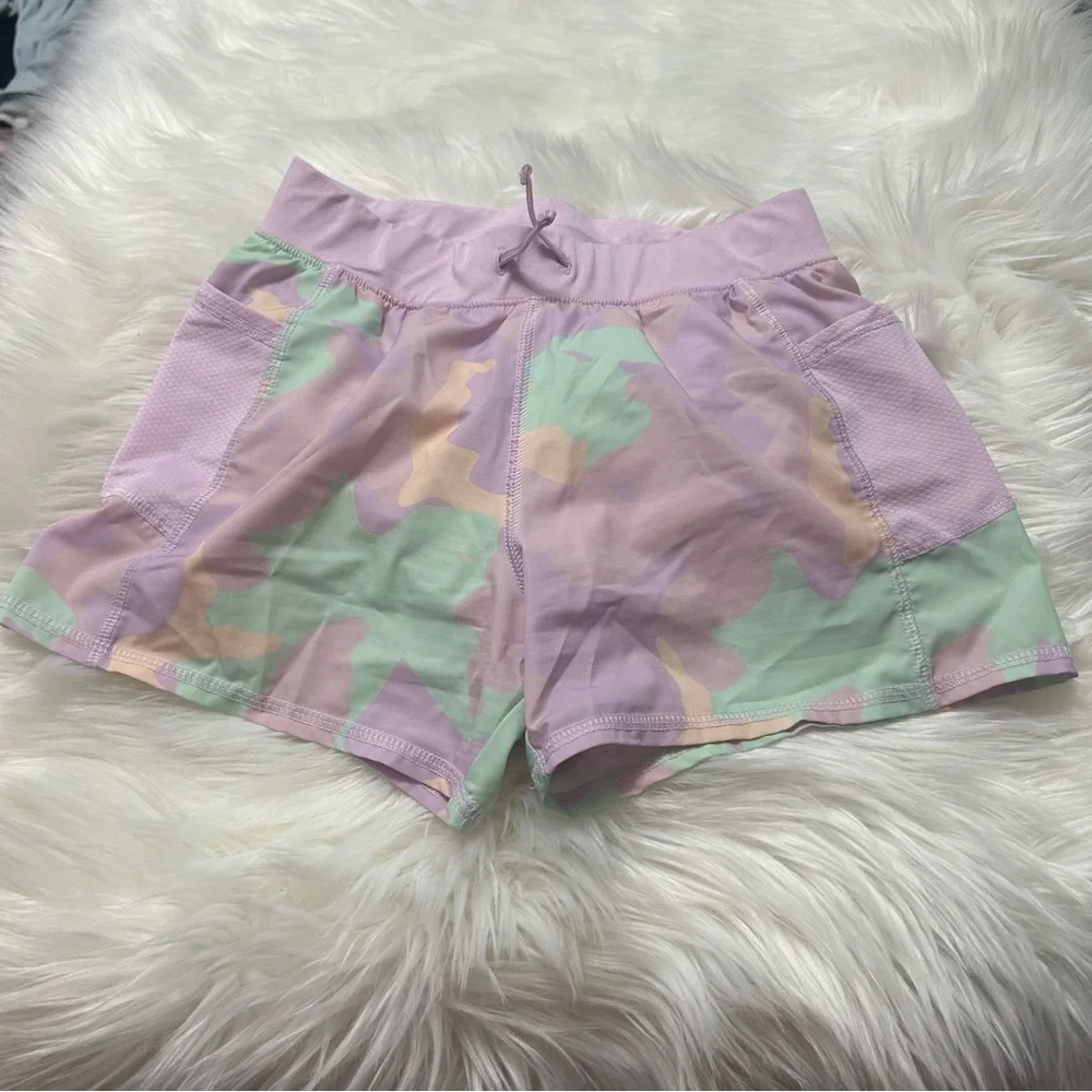 Size 10-12 GIRLS Tek Gear Colorful Athletic Shorts E2